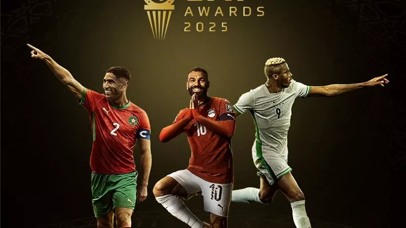 ماذا قدم صلاح وحكيمي وأوسيمين قبل انطلاق حفل جوائز الأفضل في أفريقيا؟