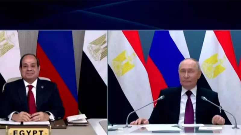 بوتين: حجم الاستثمار بين مصر وروسيا زاد بنسبة الثلث