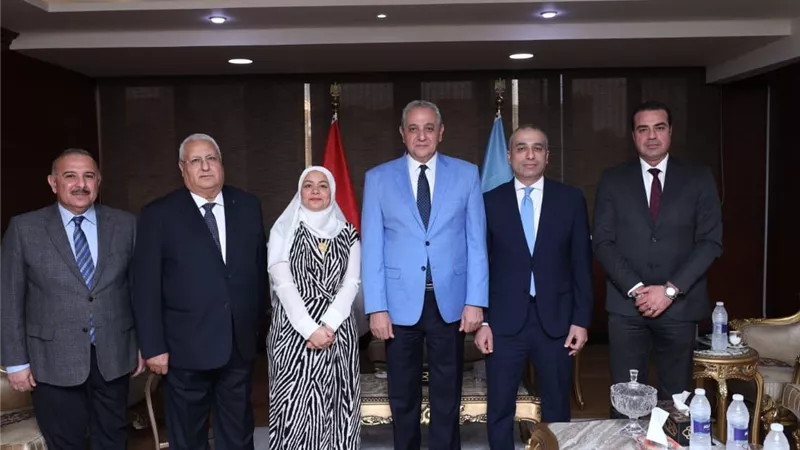 رئيس البنك الزراعي في لقاء محافظ الغربية: نستهدف زيادة الحصة السوقية