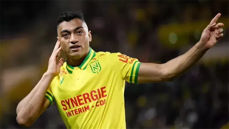 مصطفى محمد على مقاعد بدلاء نانت أمام لوريان في الدوري الفرنسي