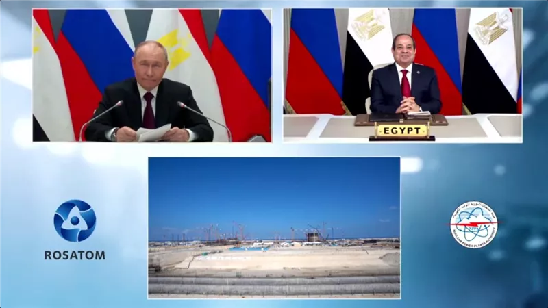 الرئيس السيسي: مصر تحقق حلم الطاقة النووية بفضل التعاون المثمر مع روسيا