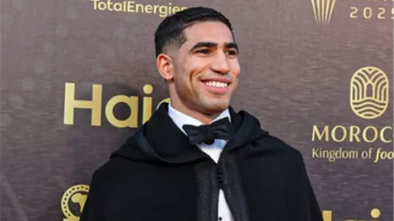 أشرف حكيمي أفضل لاعب أفريقي لعام 2025