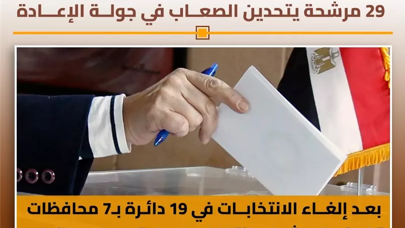 النساء في قلب المعركة.. 29 مرشحة يتحدين الصعاب في جولة الإعادة