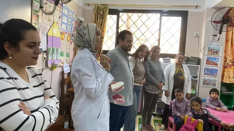 «أسنان بني سويف» تنظم قافلة توعوية لمدرسة التوفيق بشرق النيل