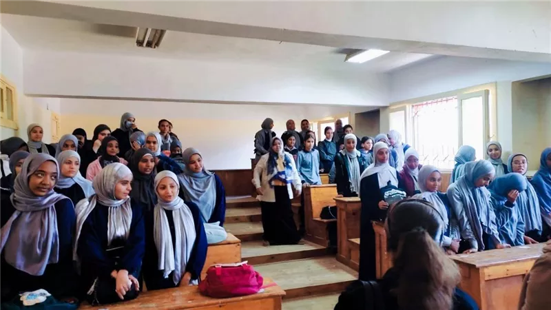 مياه الأقصر تنظم لقاءً توعويا بمدرسة العديسات الثانوية الصناعية العسكرية