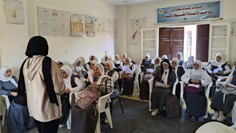 تنفيذ مشروع أندية السكان بمراكز شباب محافظة البحيرة