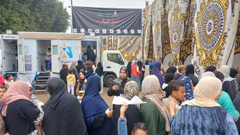 تنظيم قوافل طبية وتوعوية بقرية الجلاتمة في منشأة القناطر