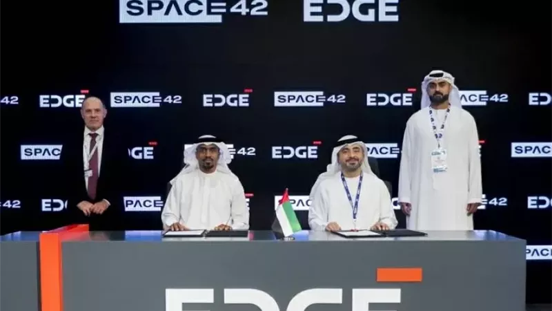 تعاون بين إيدج وكاتم وسبيس 42 لتطوير الاتصالات الفضائية بالإمارات