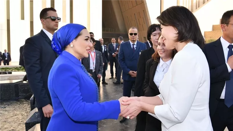 السيدة انتصار السيسي: أشعر بالفخر لاستقبال ضيوف مصر في المتحف الكبير