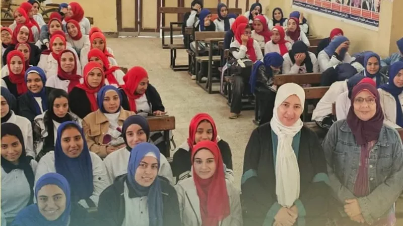لا للعنف ضد المرأة.. ندوة توعوية بالثانوية الزراعية للبنات بدمنهور