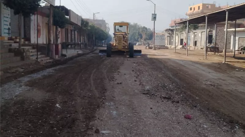 بني سويف: رفع 70 طن مخلفات وإزالة تعديات من شوارع مركز سمسطا 