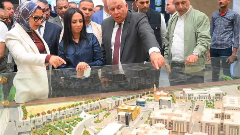 وزيرة التضامن تتفقد العاصمة الإدارية الجديدة لمحافظة الوادي الجديد
