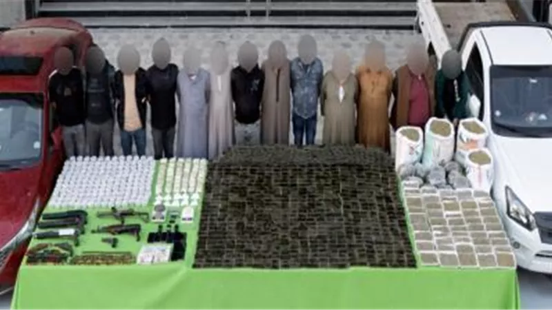 مصرع 3 عناصر جنائية خطيرة وضبط كمية من المخدرات والأسلحة بسوهاج