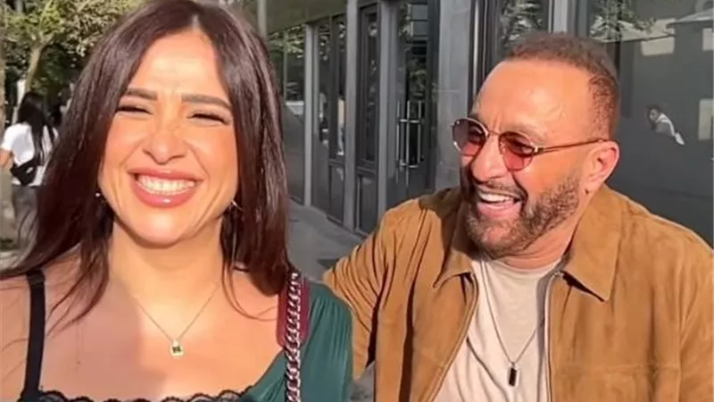 أول صور لـ ياسمين عبد العزيز وأحمد السقا من كواليس خلي بالك من نفسك