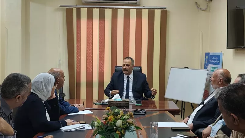رئيس مياه القناة يعقد اجتماعا موسعا لحل مشكلة أرض الجمعيات بالإسماعيلية