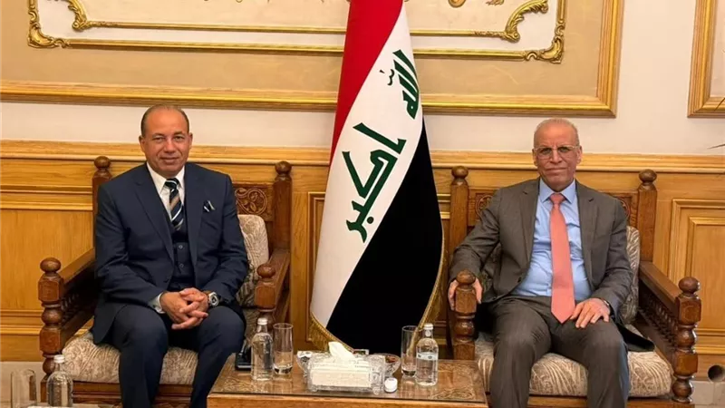 جامعة المنصورة تبحث تعزيز التعاون الأكاديمي مع السفير العراقي بالقاهرة
