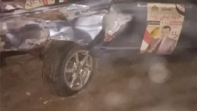 المرشح حافظ فتحي يتعرض لحادث سيارة قبل انطلاق الانتخابات
