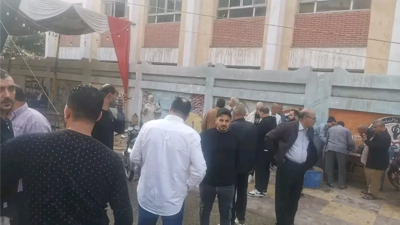 بدء توافد الناخبين على لجان الاقتراع بقرية بشالوش في محافظة الدقهلية
