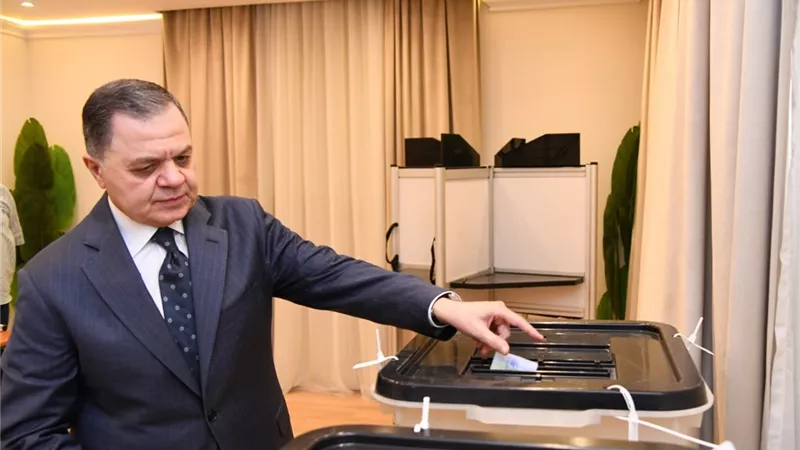 وزير الداخلية يدلي بصوته في انتخابات مجلس النواب|صور