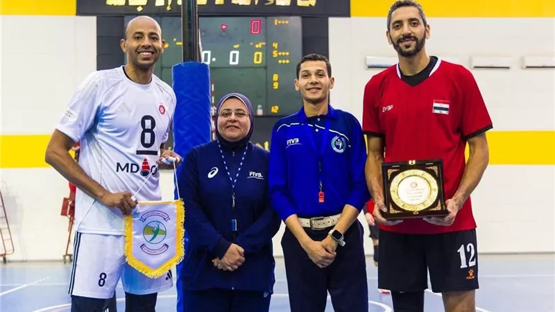 منتخب الطائرة  يفوز على السويحلي الليبي وديا قبل بطولة التحدي بالأردن