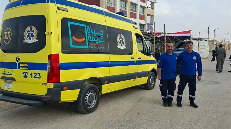 إسعاف الإسماعيلية تواصل تقديم خدماتها الطبية خلال انتخابات النواب