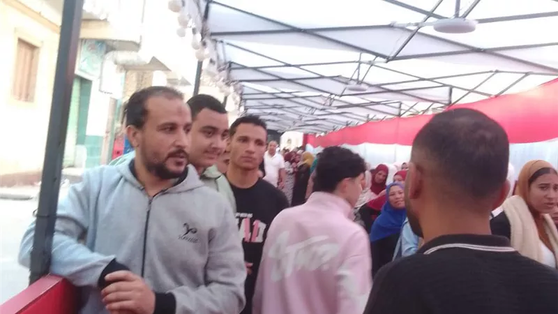  الشباب يزينون المشهد الانتخابي في لجان القليوبية| صور