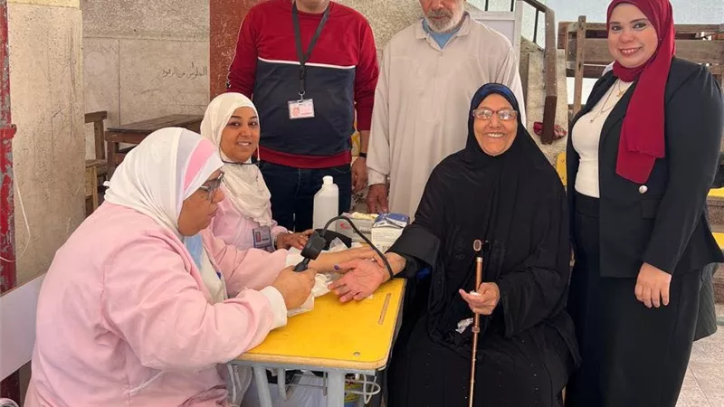 الرعاية الطبية تدعم الناخبين في معهد القابوطي الابتدائي الأزهري ببورسعيد