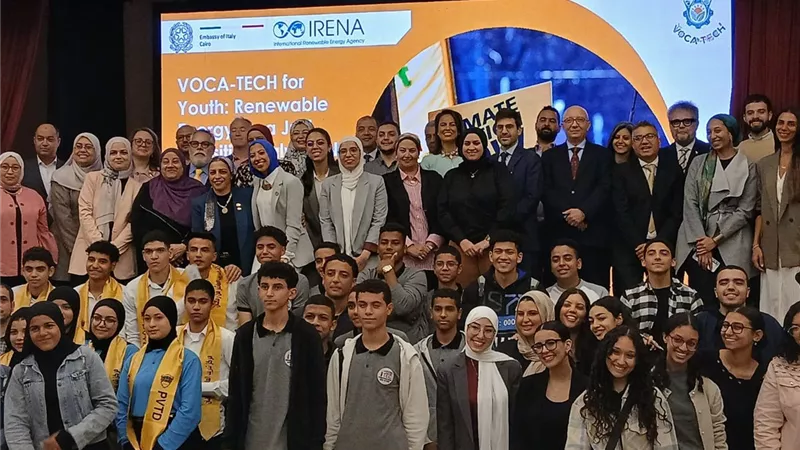 طلاب «أبو غالب التكنولوجية» يشاركون في افتتاح مبادرة VOCA-TECH 