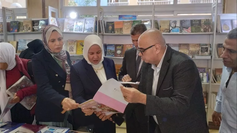 افتتاح معرض الكتاب بكلية الدراسات الإسلامية بنات بجامعة الأزهر بالإسكندرية