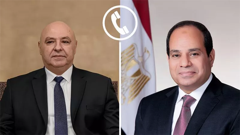 السيسي يهنئ عون هاتفيًا بالذكرى الثانية والثمانين لاستقلال لبنان