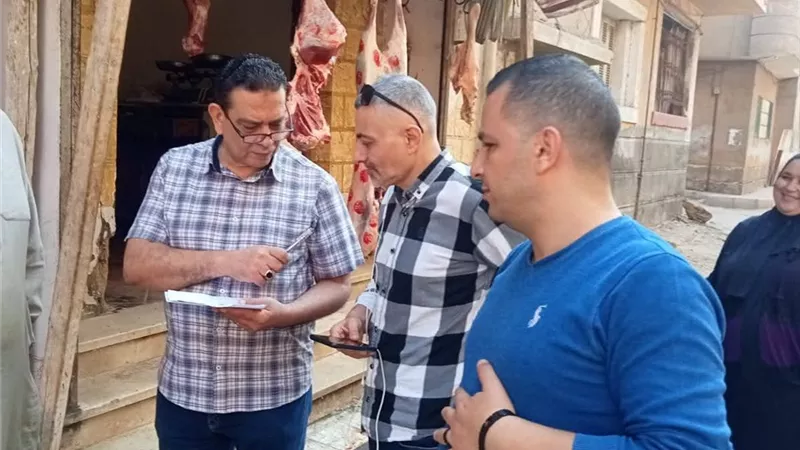 حملات بيطرية ببني سويف تضبط لحوما فاسدة 