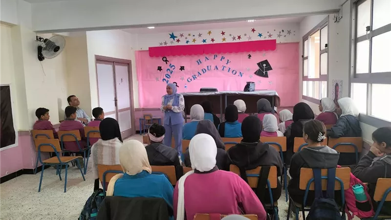 جامعة قناة السويس تقدّم حملة توعوية بمدرسة القصاصين