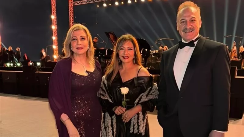 طاقة مختلفة.. ليلى علوي تحتفل بمهرجان صدى الأهرامات|صور
