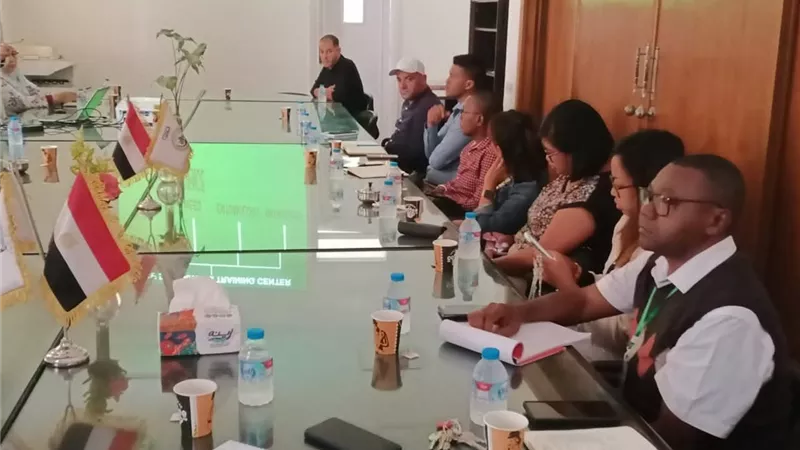 وفد من مدغشقر يزور مركز بحوث الأرز في سخا بحضور وكيل زراعة كفر الشيخ