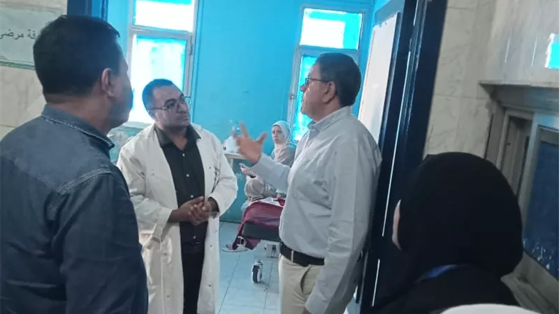 جولة مفاجئة لوكيل الصحة  بالمنوفية وقرارات عاجلة لضبط مستشفى الشهداء