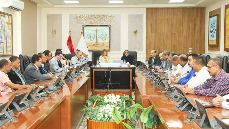 نائب محافظ الوادي الجديد تناقش مع مدير اليونسكو إنشاء متحف للطبيعة