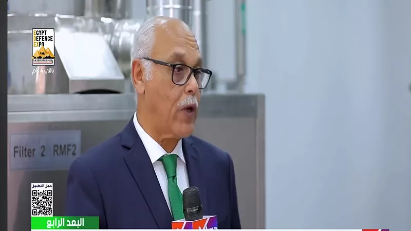 ياسر فوزي: الطاقات الإنتاجية لمصنع الخامات الدوائية تبلغ 700 طن سنويًا