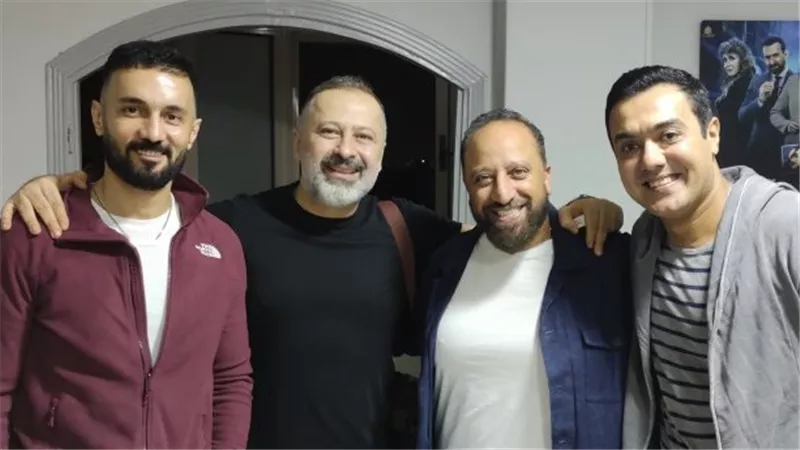 فريق عمل مسلسل «السرايا الصفرا» يحتفل بأول يوم بروفات 