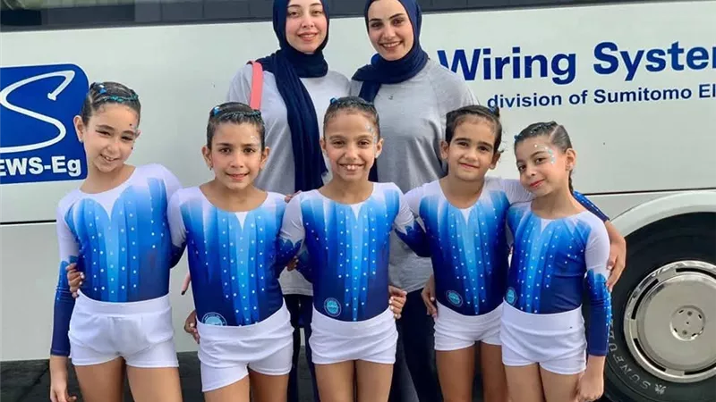 فريق جمباز الزهور يحصد 5 ذهبيات في بطولة كأس مصر