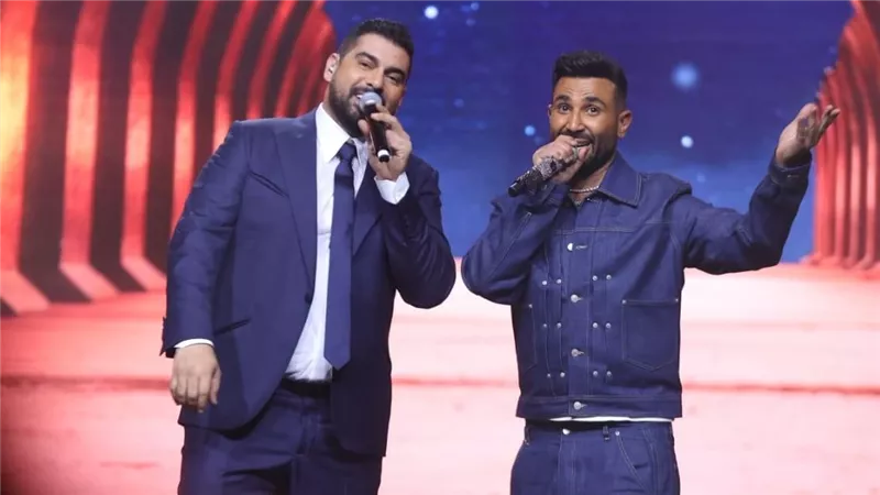 لأول مرة على مسرح أرينا كويت.. ديو غنائي يجمع أحمد سعد وآدم 