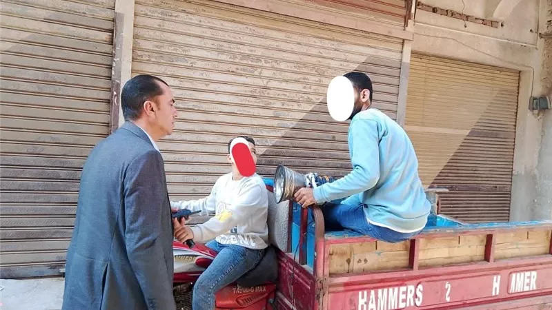 تسبب تلوث سمعي.. حملة مكبرة بمركز منوف لمصادرة مكبرات الصوت