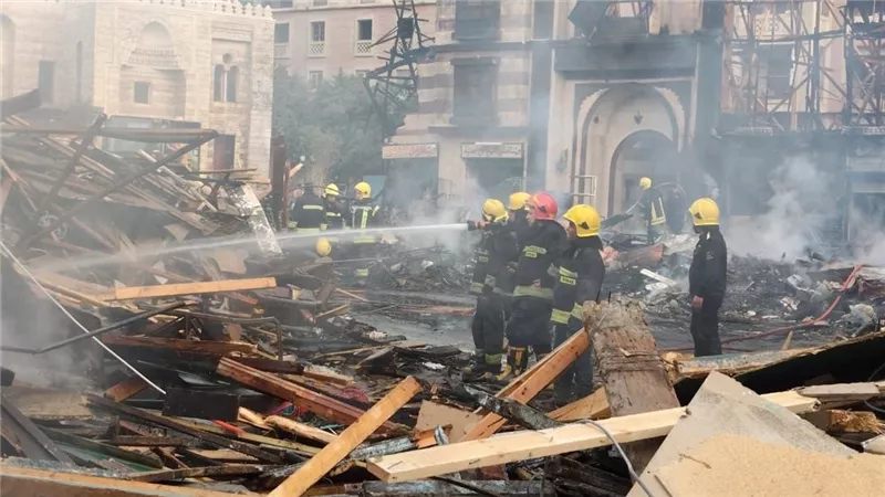 محافظ الجيزة: لا خسائر بشرية في حريق استوديو مصر 