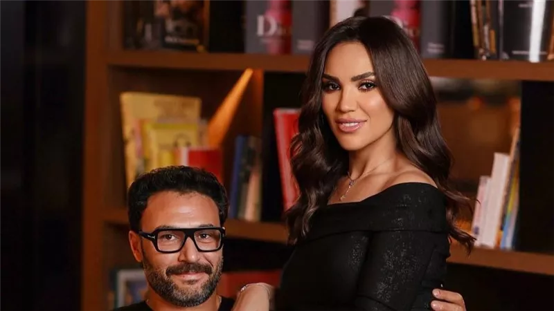 لحظة رومانسية.. مي فاروق تنشر صورة مع زوجها محمد العمروسي