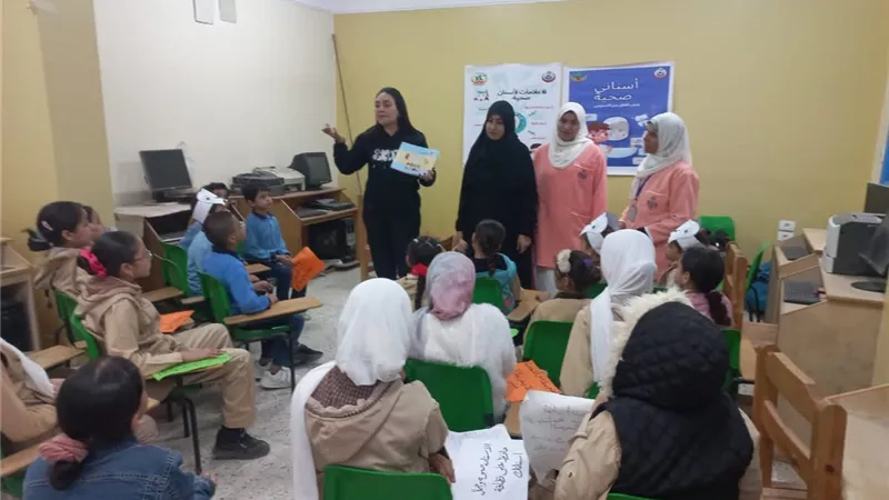 صحة أسيوط تدشن برنامجاً لتعزيز الوقاية ونظافة الأيدي بمدارس القوصية |صور