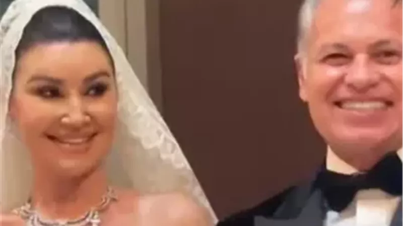  الصور الأولى لحفل زفاف أروى جودة وجون باتيست