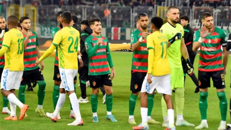 مولودية الجزائر يتعادل مع صن داونز سلبيًا في دوري الأبطال
