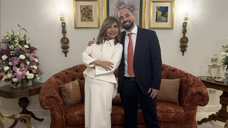أول تعليق من لميس الحديدي على خطبة ابنها نور عمرو أديب