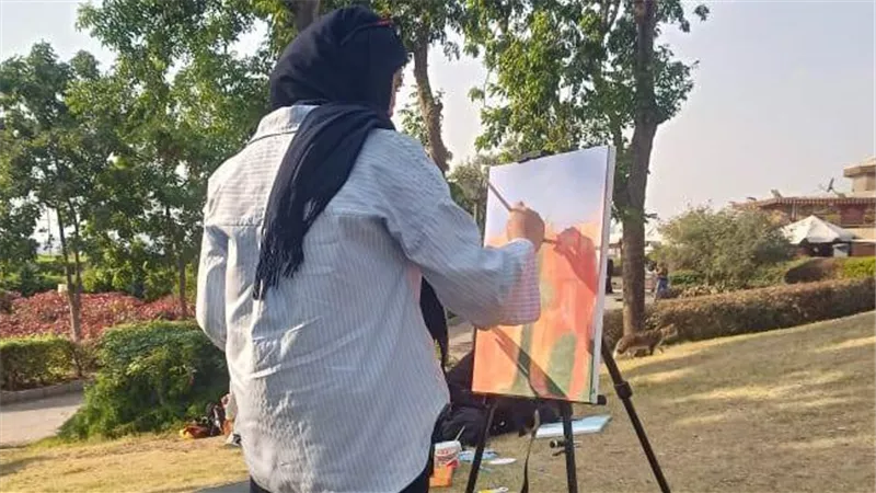 لتنمية التدوين البصري.. رحلة لطالبات التربية إلى حديقة الأزهر|صور