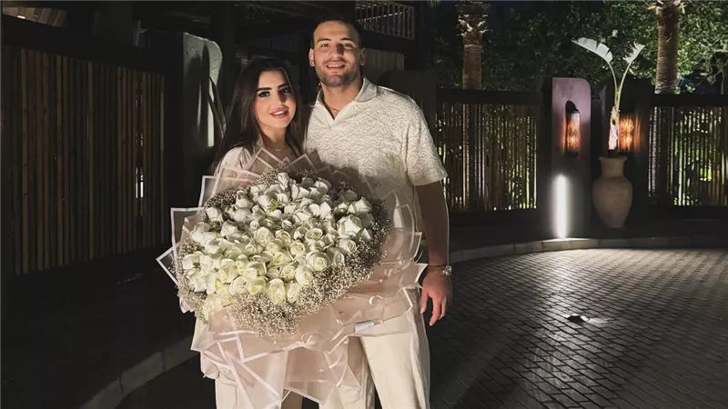 مسلم يدعو لزوجته يارا تامر بعد تعرضها لوعكة صحية شديدة|صورة