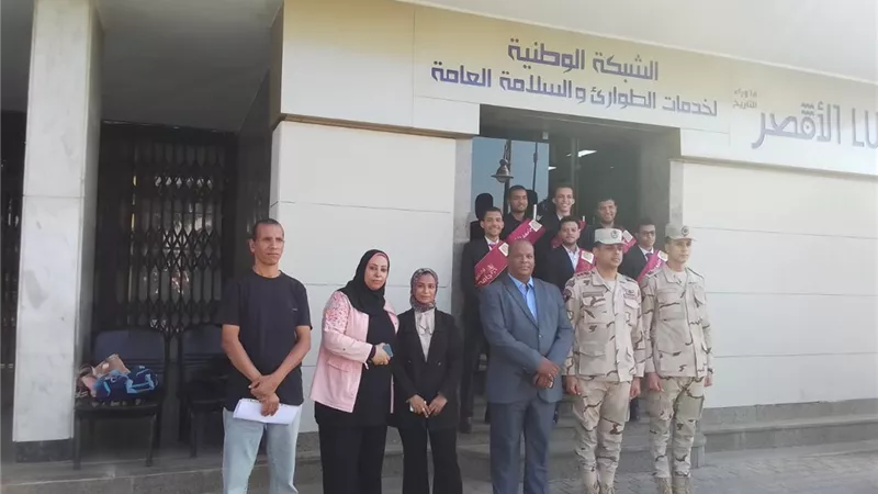 قوات الدفاع الشعبي تنظم زيارة ميدانية لطلاب جامعة الأقصر